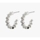 Pilgrim Ester Crystal Hoop Earrings