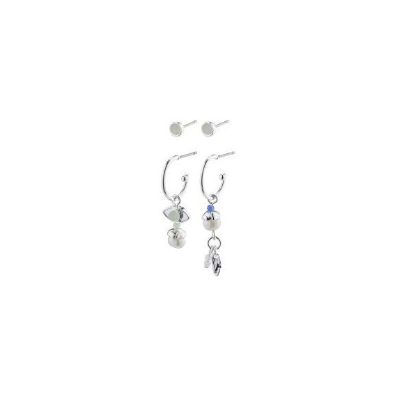 Pilgrim Thankful Asymmetric 2 in 1 Earring