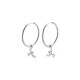 Pilgrim Air Hoop Earring