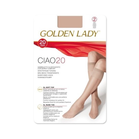 Golden Lady Ciao 20 2-pk