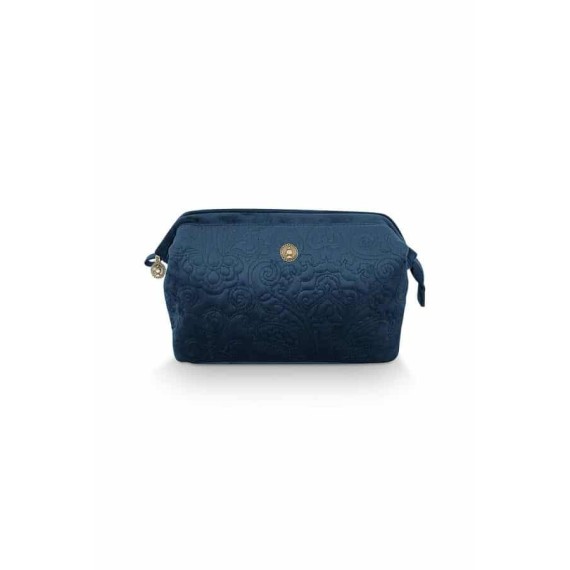 Cosmetic Purse L Velvet Blue