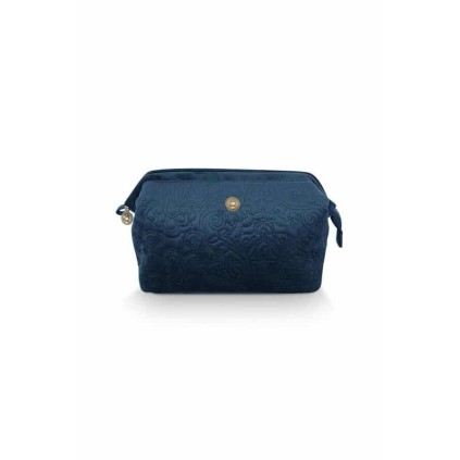 Cosmetic Purse L Velvet Blue