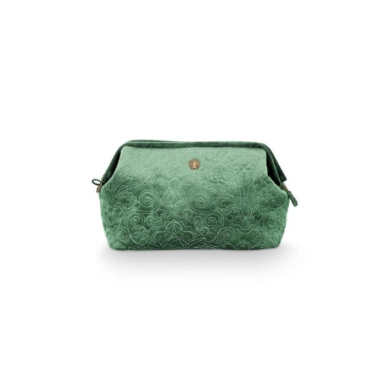 Cosmetic Purse L Velvet Green