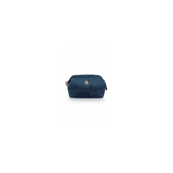 Cosmetic Purse S Velvet Blue