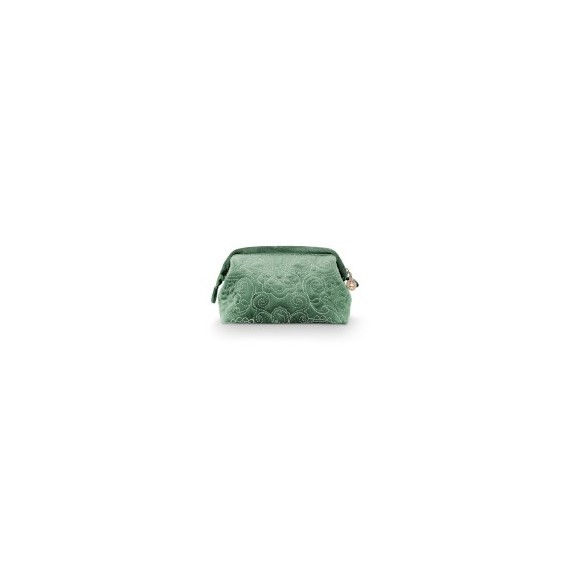 Cosmetic Purse S Velvet Green