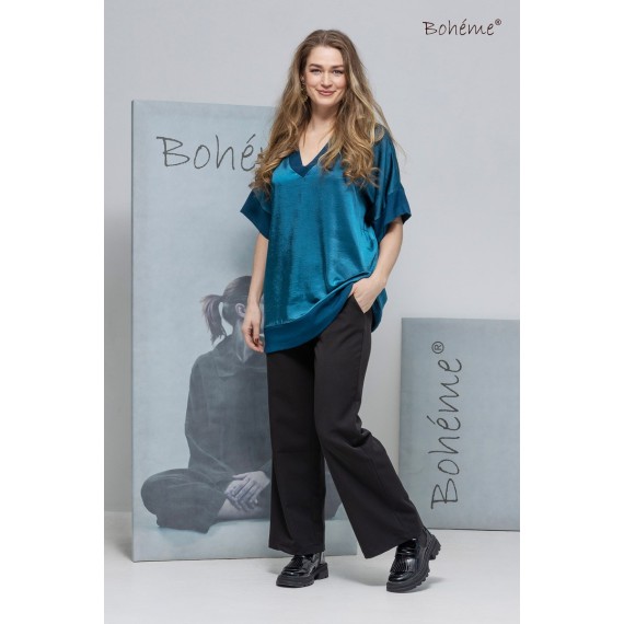 Bohème Satin V-Neck