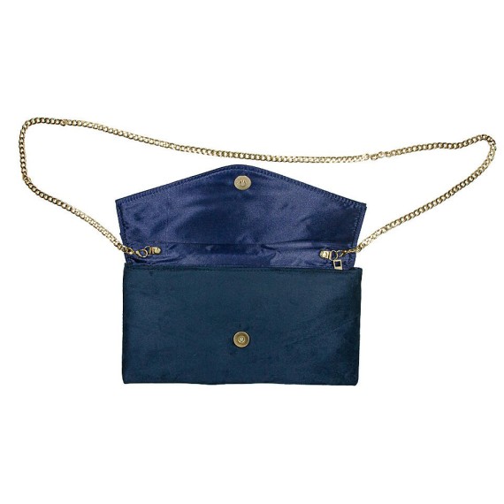 Clutch Velvet Navy