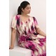 Kaffe Calona Dress Pink Abstract Print