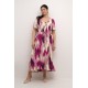 Kaffe Calona Dress Pink Abstract Print