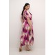 Kaffe Calona Dress Pink Abstract Print