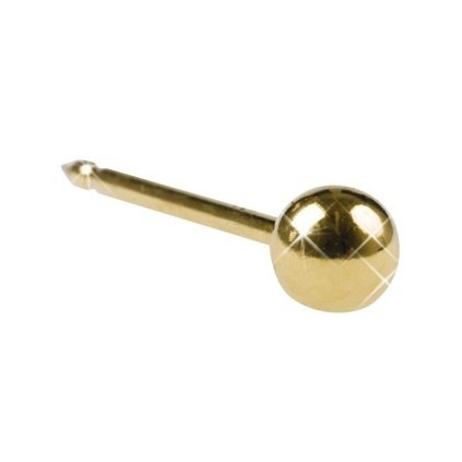 Inverness Øredobber 10C 24K 3 mm Ball