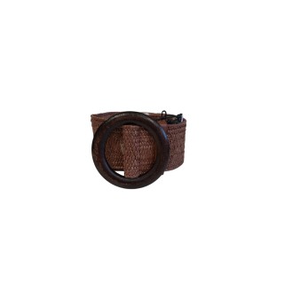 Manzini Elastic Wood Buckle