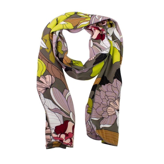 Bohème Scarf Lime Print