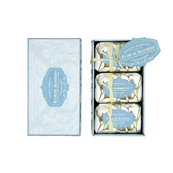 Castelbel Cotton Flower Giftset Soap 150g * 3